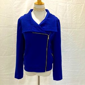 Worthington blue moto jacket XLP